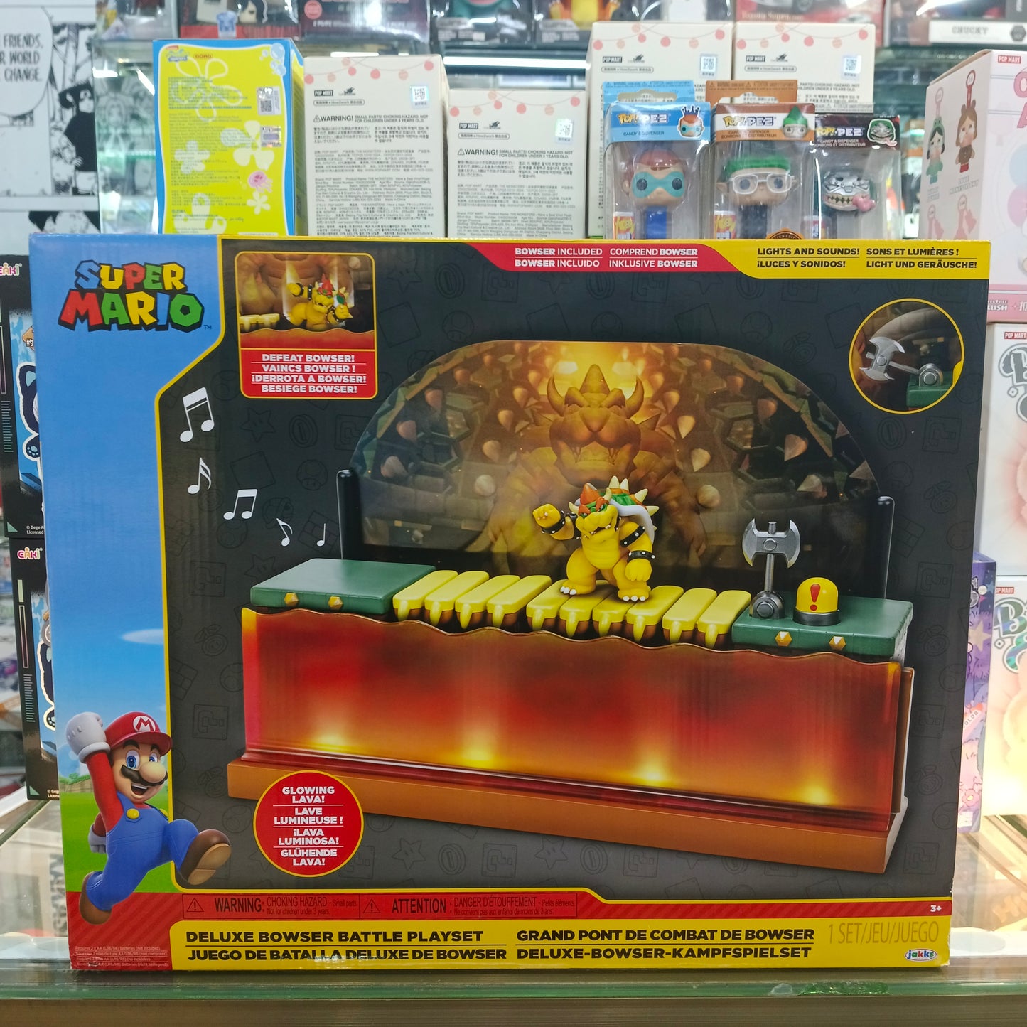 Super mario Deluxe BowserBattle Playset