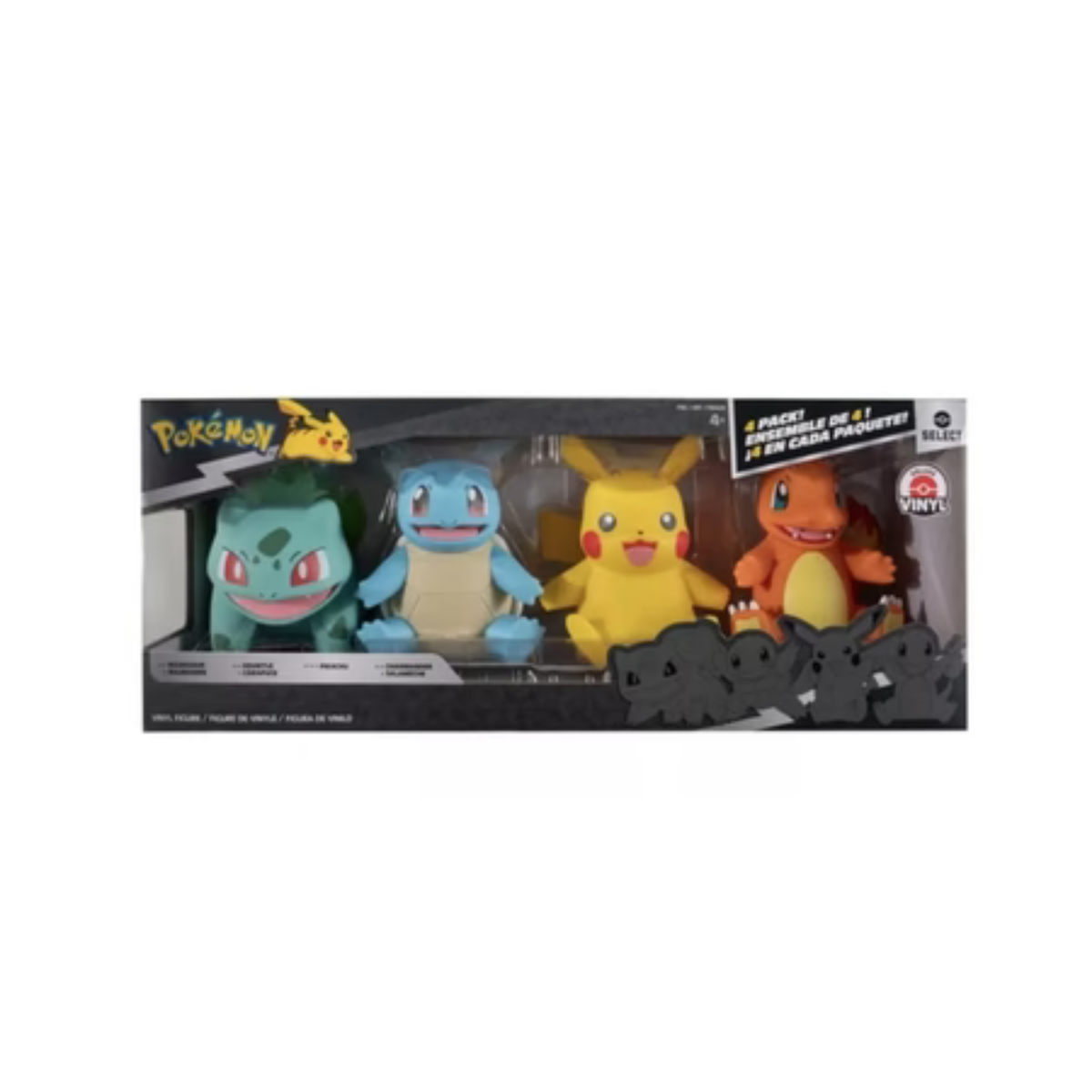 Pokémon Vinyl 8" Figure 4-pack
