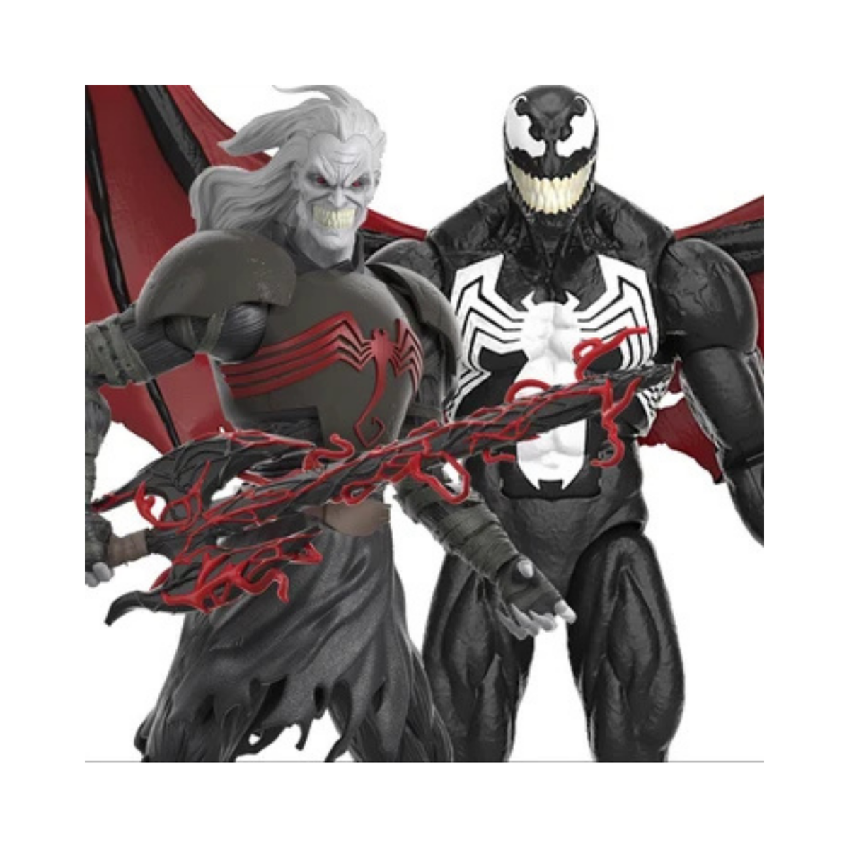 Spider-Man Marvel Legends King in Black Knull and Venom 6-inch Action Figure 2-Pack