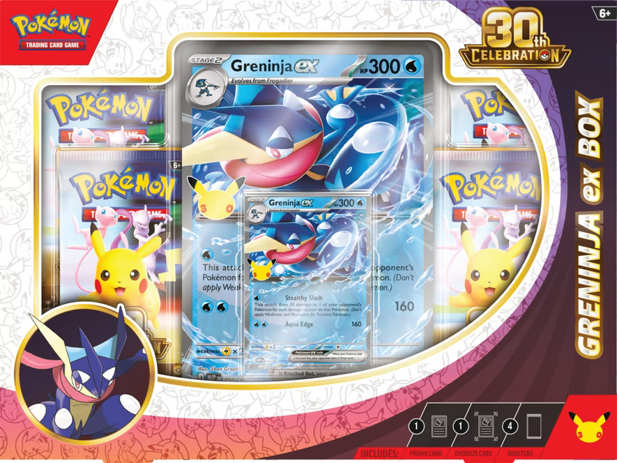 PRE ORDER: Pokemon Trading Card Game: 30th Celebration Ex Box (Styles May Vary)