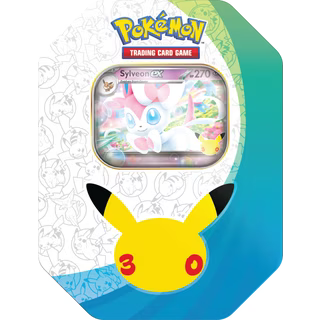 Pokemon Trading Card Game: 30th Celebration Tin (Styles May Vary)