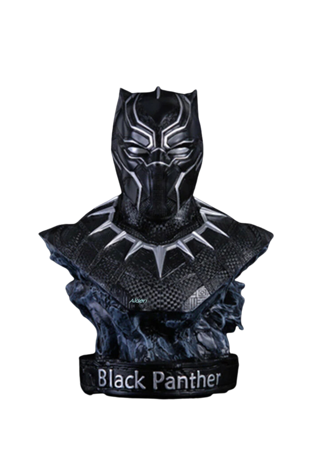 Civil War 1/2 Black Panther Bust Statue Resin Figure Toy Collect Black