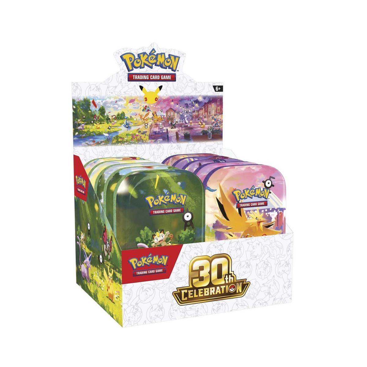 PRE ORDER: Pokemon Trading Card Game: 30th Celebration Mini Tin (Styles May Vary)