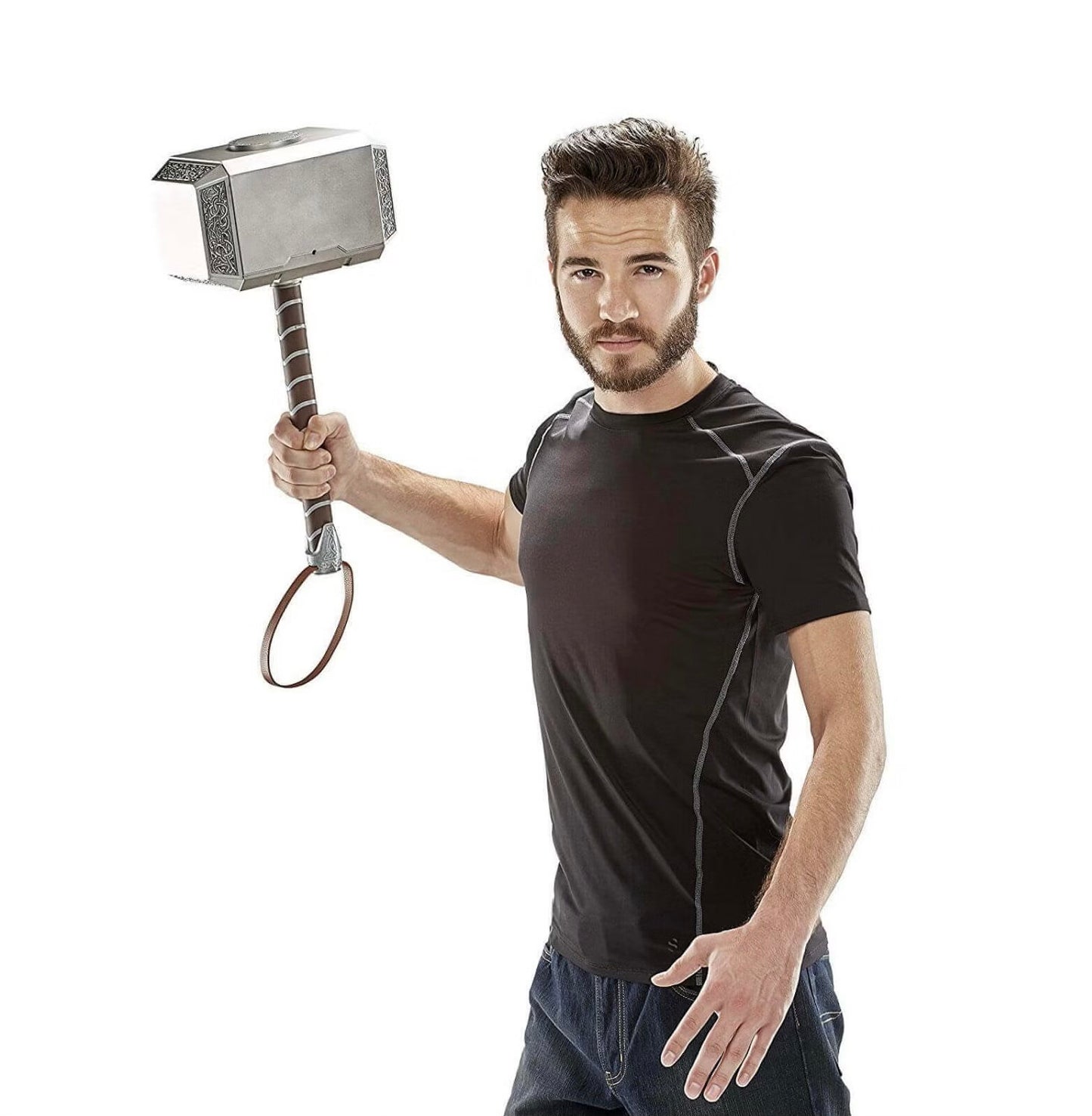 HASBRO MARVEL LEGENDS THOR MJOLNIR HAMMER ELECTRONIC PROP REPLICA