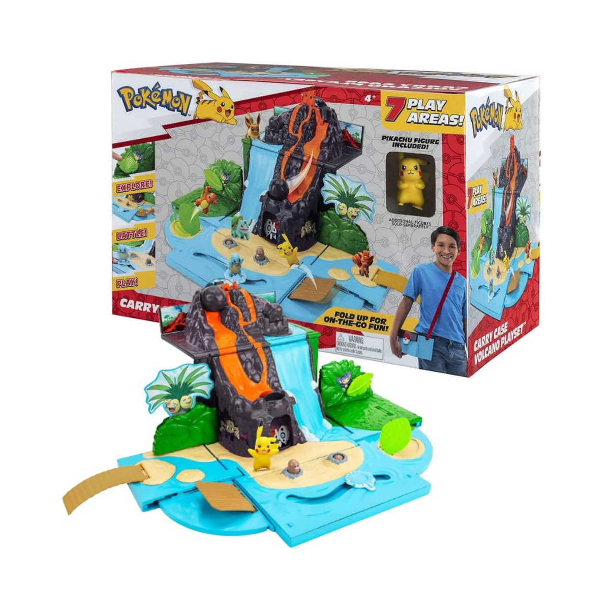 Pokemon Carry Case Volcano Playset