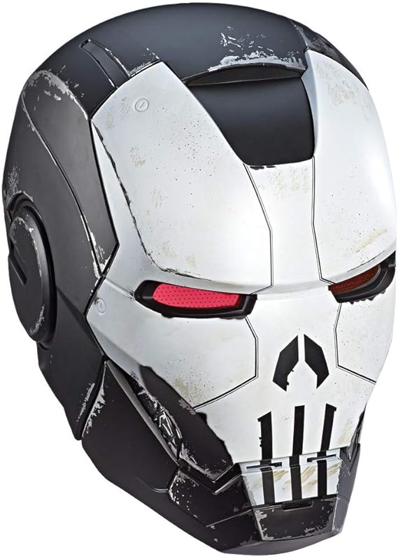 Hasbro Pulse Marvel Legends Gamerverse Series Standard Size LED Light Up Iron Man War Machine Inspired Electronic Helmet, The Punisher