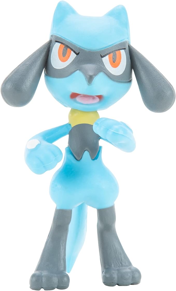 Pokemon Characters Set 8 Pack 5-11cm - Pokemon Games New 2023 - Garchomp, Pikachu, Eevee, Lucario, Riolu, Munchlax, Glaceon & Leafeon -Figurine Pokemon Action Figure - Official Pokemon Toys