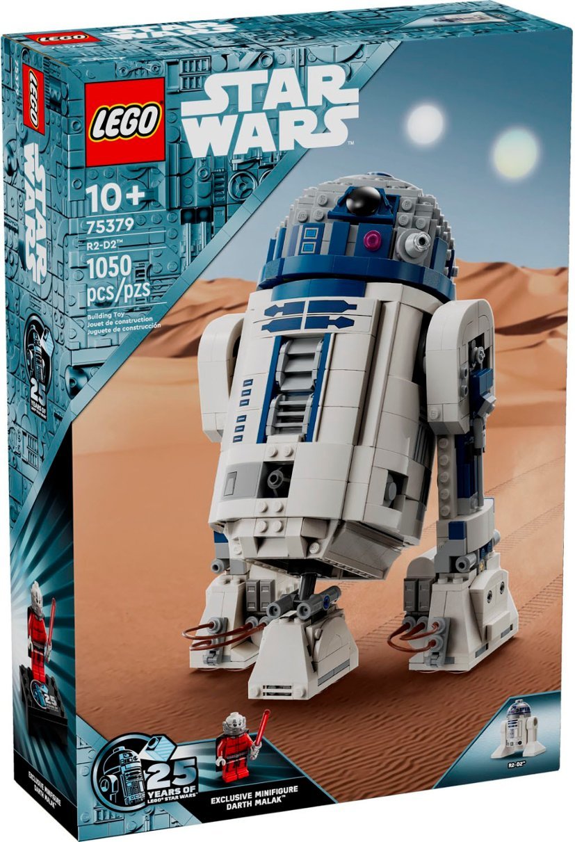 LEGO STAR WARS R2-D2 and Darth Malak Figure - Star Wars 25th Anniversary - 75379