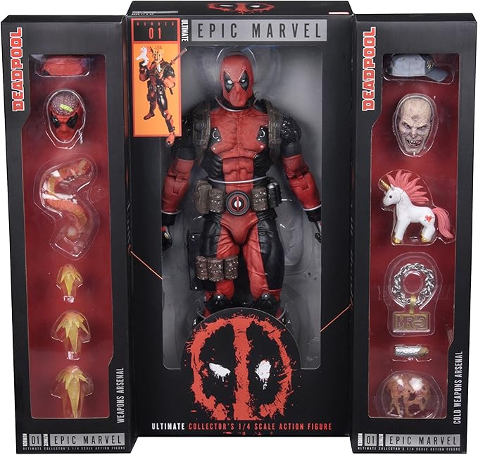 Neca - Marvel 1/4 Scale Figures - Ultimate Deadpool - Action Figure