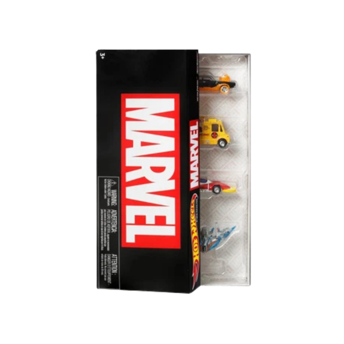 Hot Wheels Premium Marvel 4 Car Box Set Brand New Sealed.