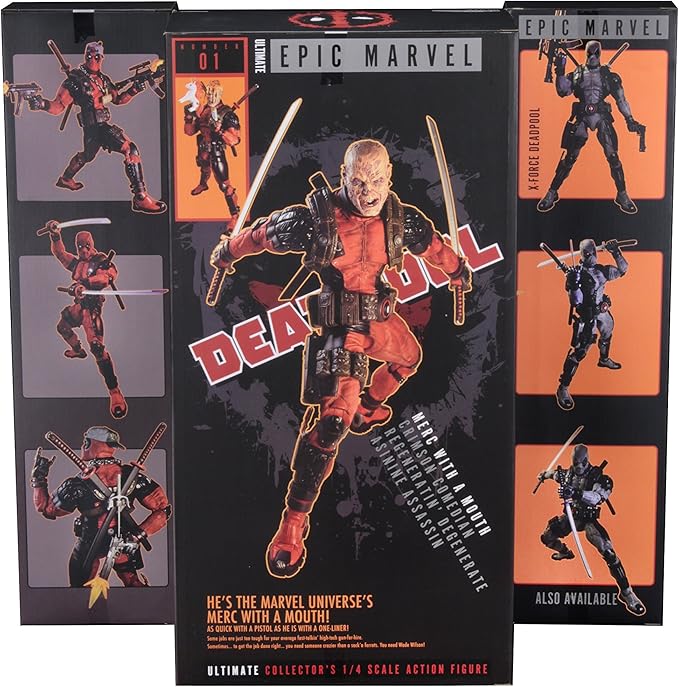 Neca - Marvel 1/4 Scale Figures - Ultimate Deadpool - Action Figure