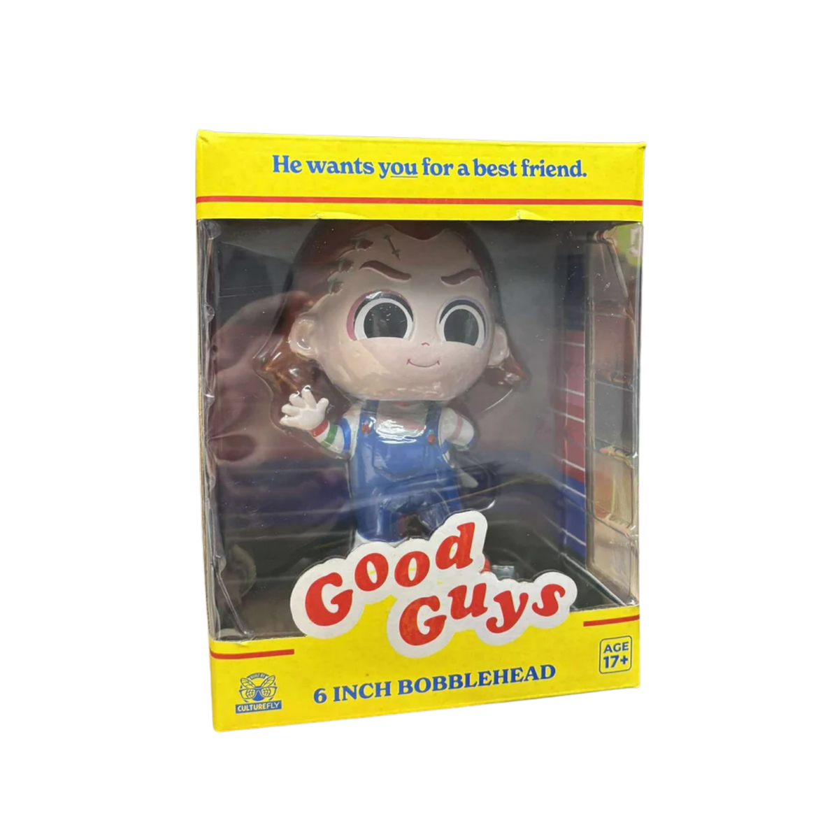 Chucky Good Guys Childs Play 6" Bobblehead Figure By Culturefly Polyresin
