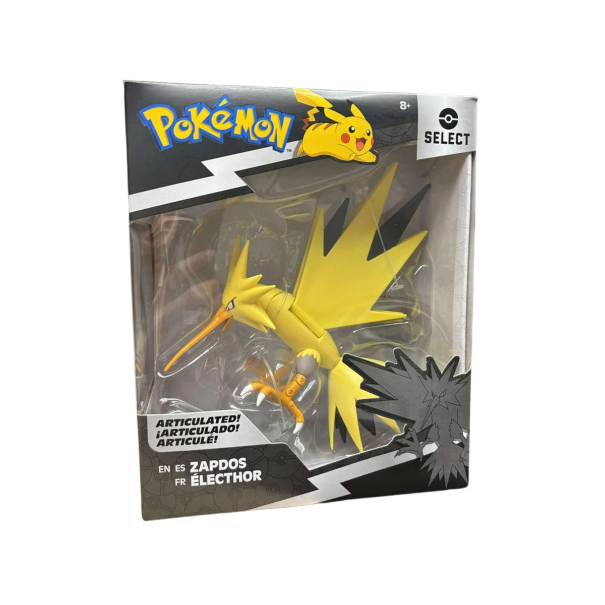 Jazwares Pokémon Articulated Zapdos 6 in Action Figure