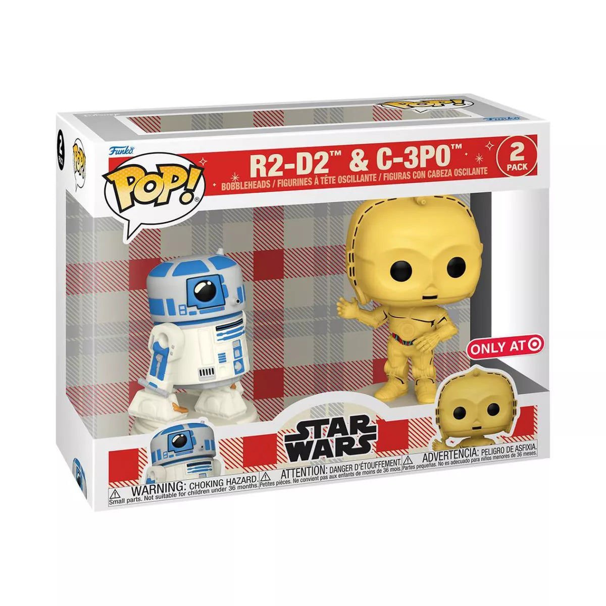 Funko POP! Star Wars: Disney 100 Retro Reimagined R2-D2 & C-3PO Figures - 2pack (Target Exclusive)