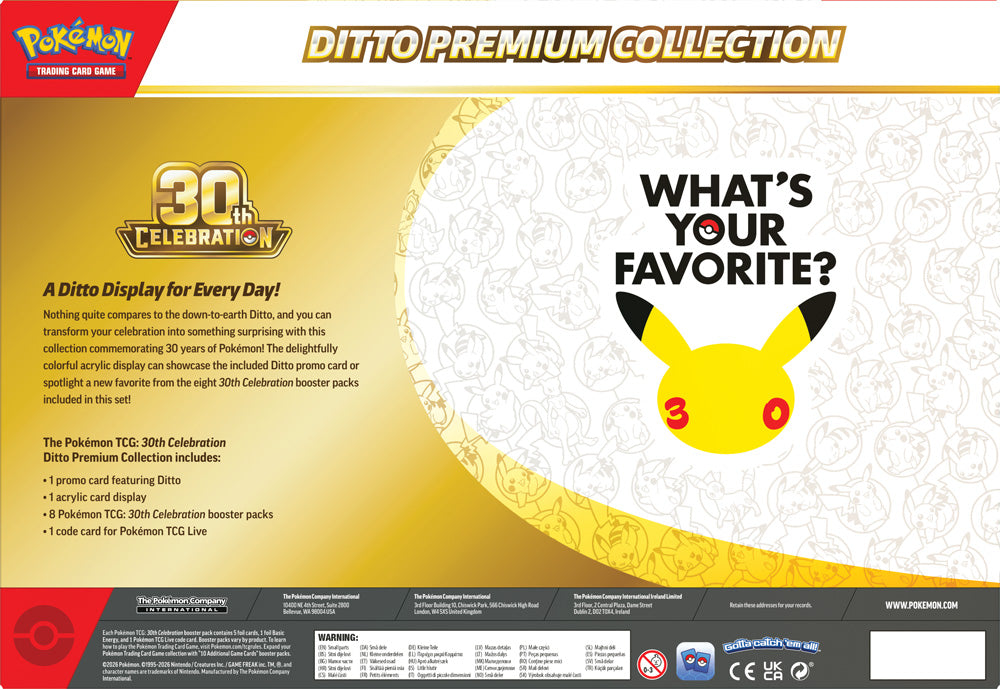 PRE-ORDER: 30th Celebration Ditto Premium Collection
