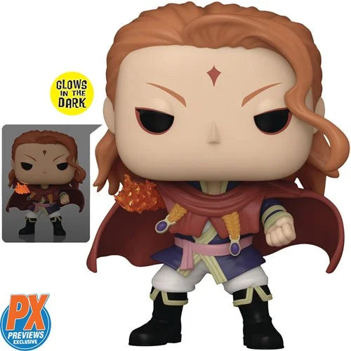 Black Clover Fuegoleon Glow-in-the-Dark Funko Pop!  Vinyl Figure #1551 - Previews Exclusive