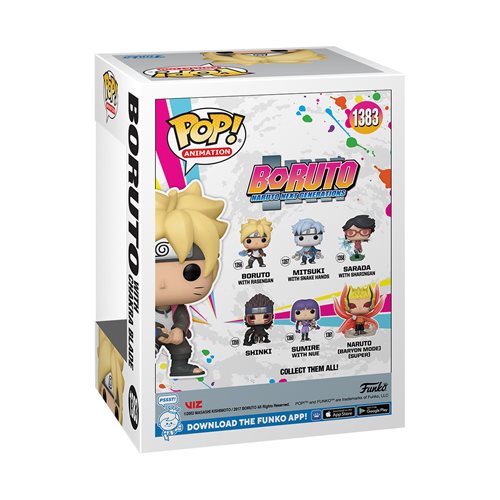 Boruto with chakra blade Glow-in-the-Dark Funko Pop! Vinyl Figure - Entertainment Earth Exclusive