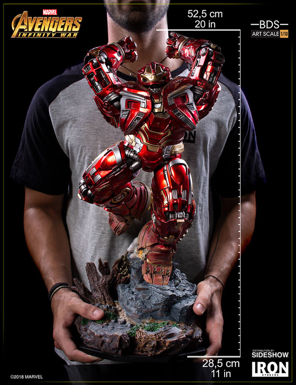 Marvel Avengers Infinity War HULKBUSTER 1:10 Art Scale BDS Statue by Iron Studios