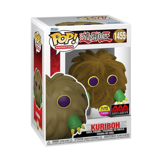 Yu-Gi-Oh! Kuriboh Flocked and Glow-in-the-Dark Pop! Vinyl Figure - AAA Anime Exclusive