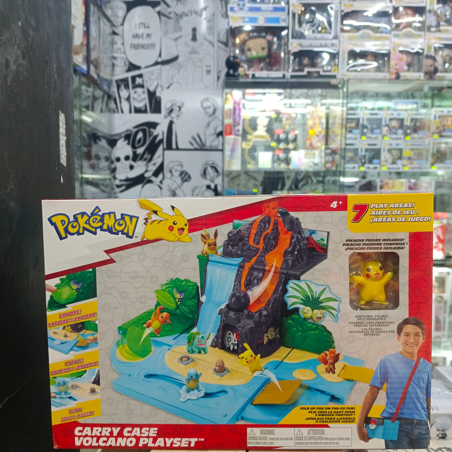 Pokemon Carry Case Volcano Playset
